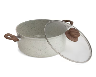 WT-SP003 Black High Termperature Painting Forged Casserole Stockpot