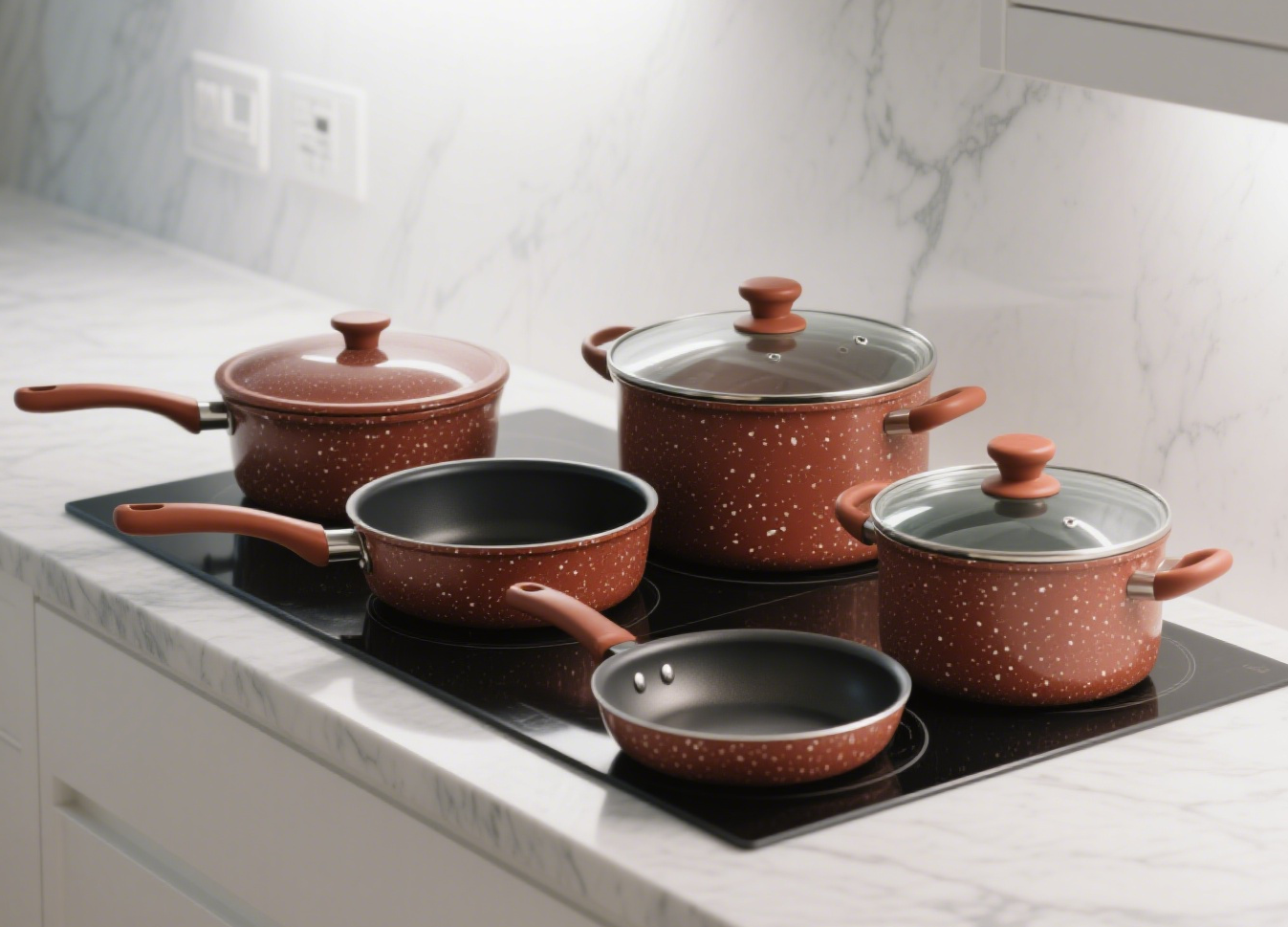 WT-CS012 Even-heating Anti-scratch Cookware Set
