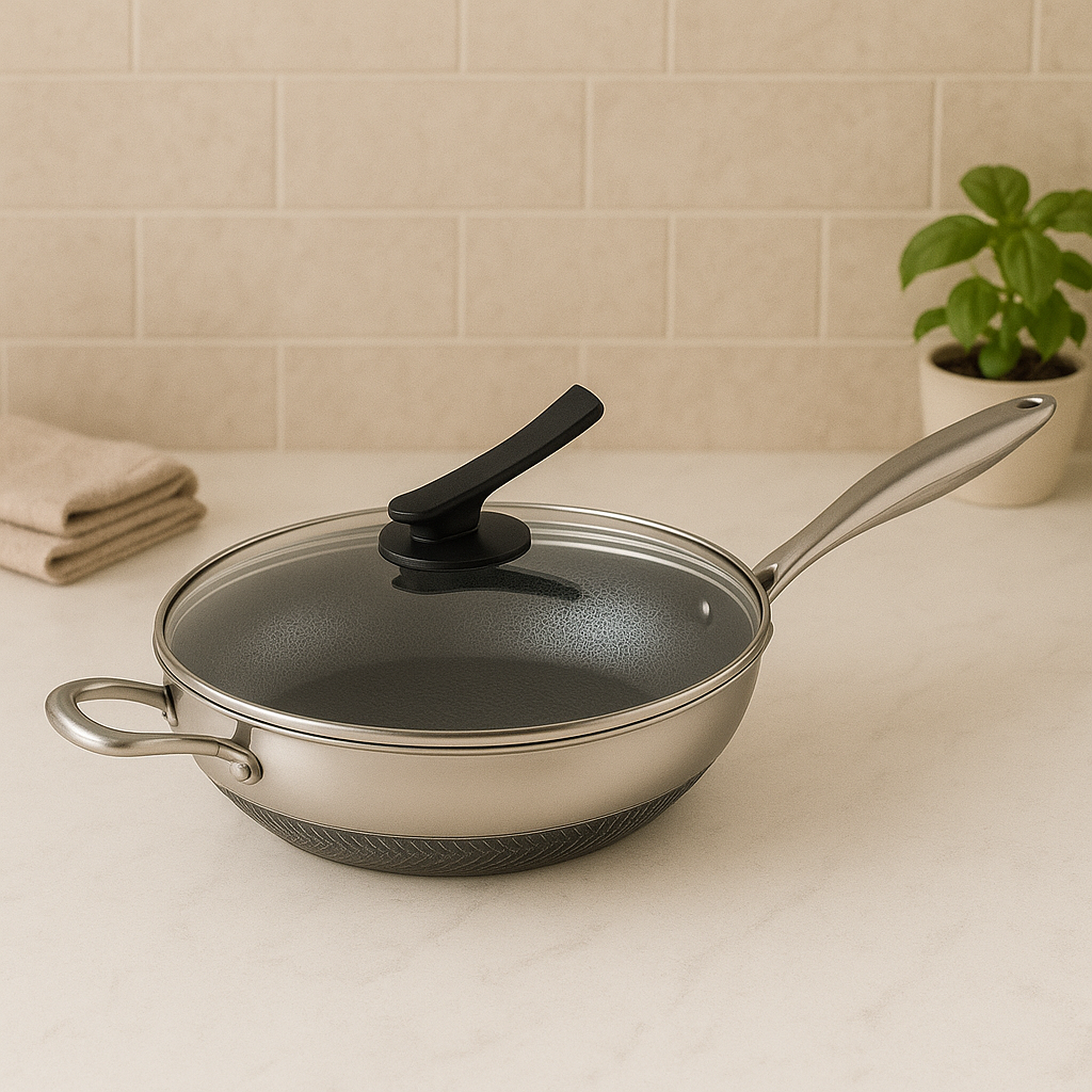 WT-SS003 High-grade Texture Good Heat Conductivity Stainless Steel Cookware