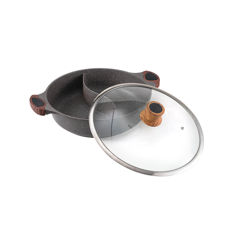 WT-SP003 Black High Termperature Painting Forged Casserole Stockpot