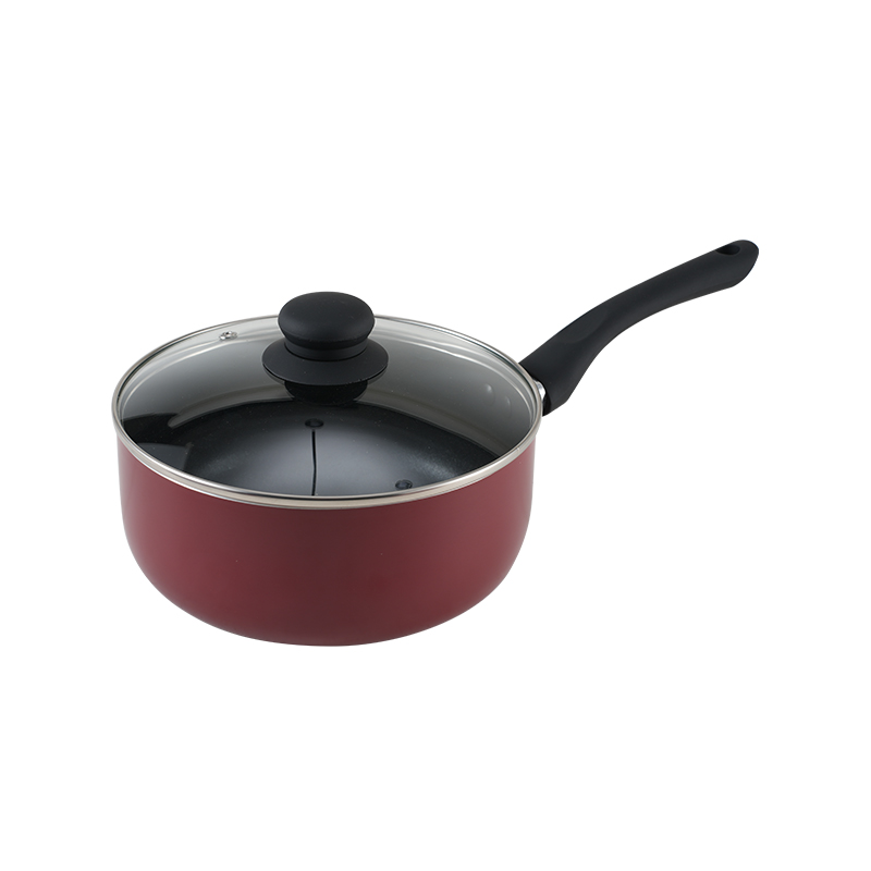 WT-MP005 Ergonomic Spiral Bottom Pressed Saucepan