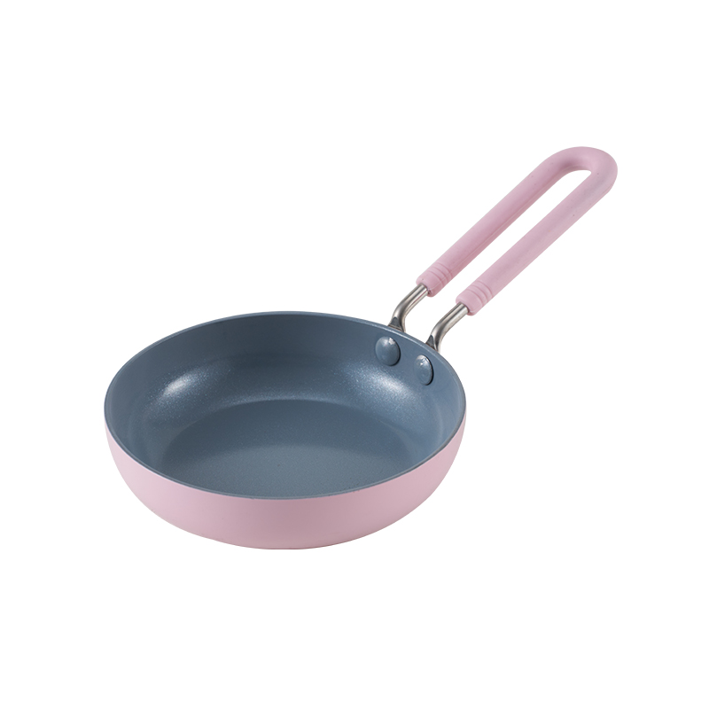 WT-FP013 Pink Thermally Conductive Pressed Frying Pan