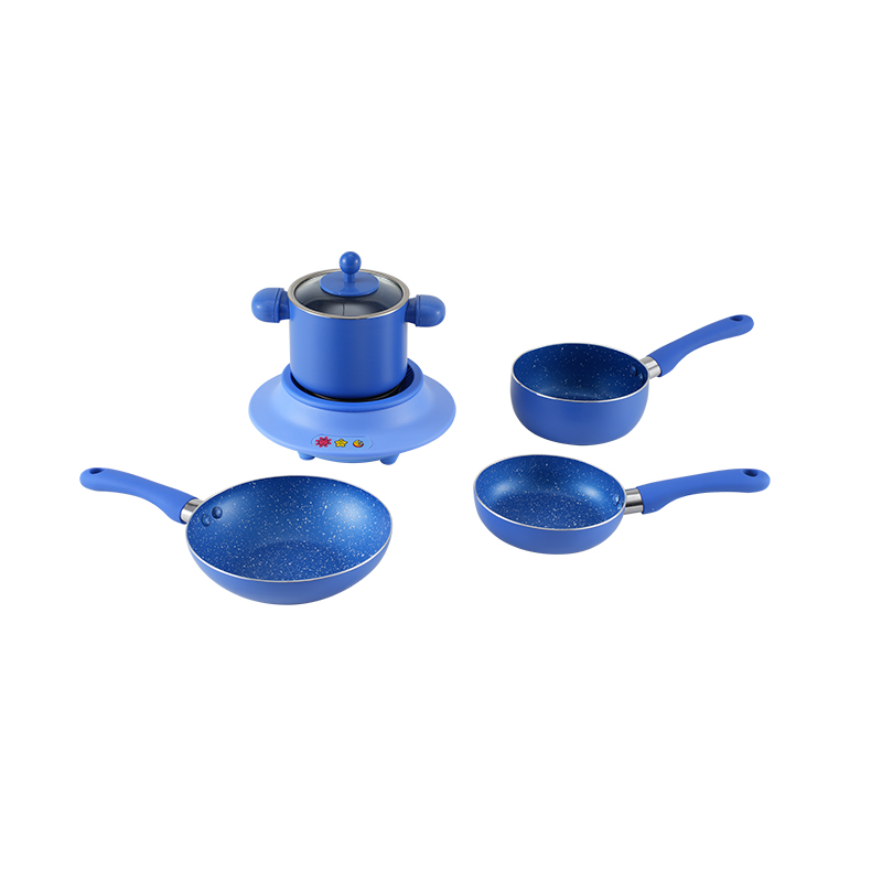 WT-CS003 Bule Fast Heat-conducting Classic Cookware Set